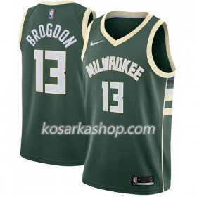 Dres Milwaukee Bucks Malcolm Brogdon 13 Nike 2017-18 Zelena Swingman